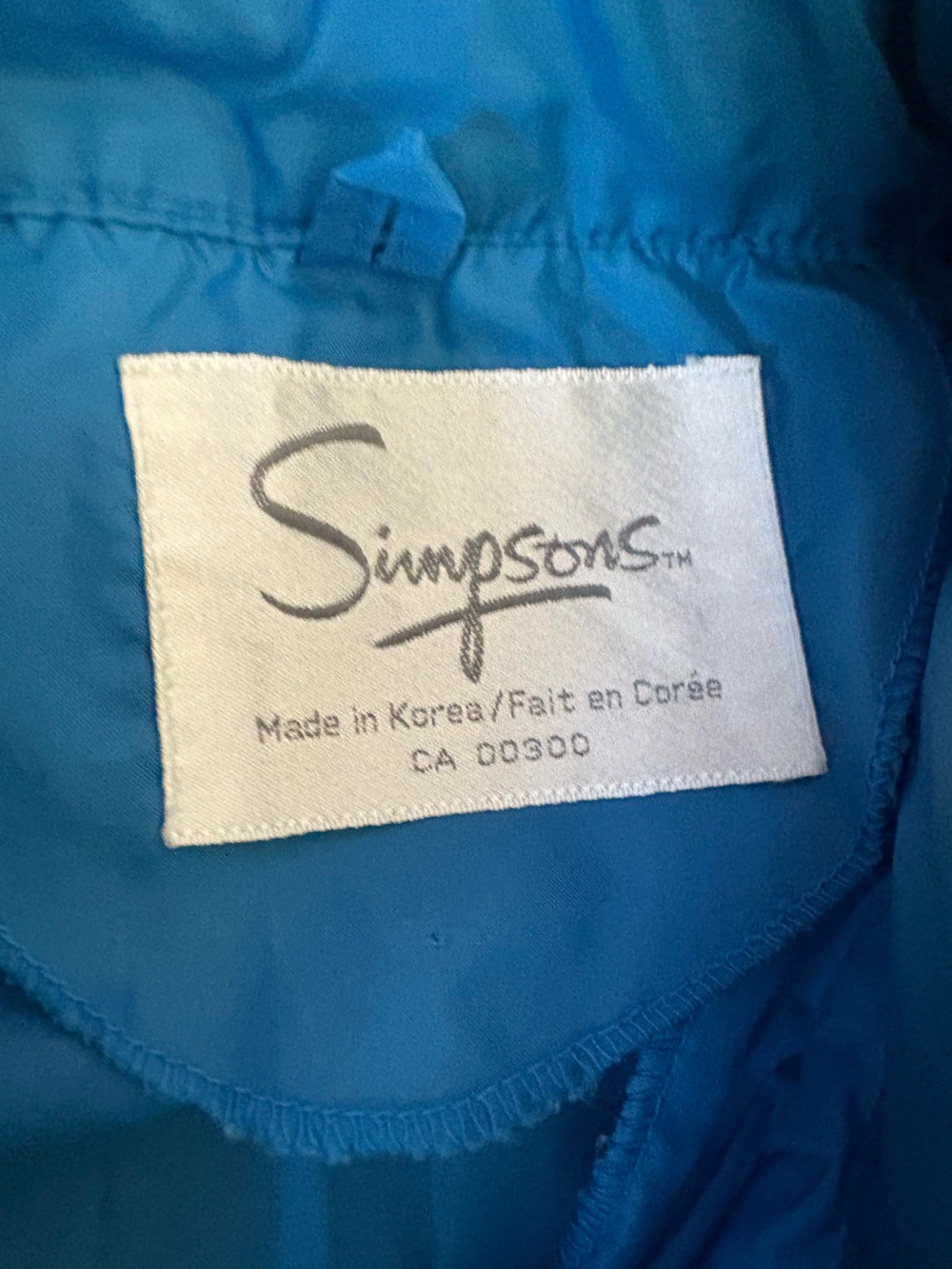 Men’s Vintage Simpsons Zip Down Windbreaker Jacket Size Large 2 Pockets Like New - Picture 4 of 7